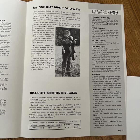 SAWYERS NEWS AND VIEWS 1963 William B. Gruber a great man is gone  publication - Picture 4 of 10